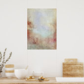 Waterverf Herfst Achtergrond Poster (Keuken)