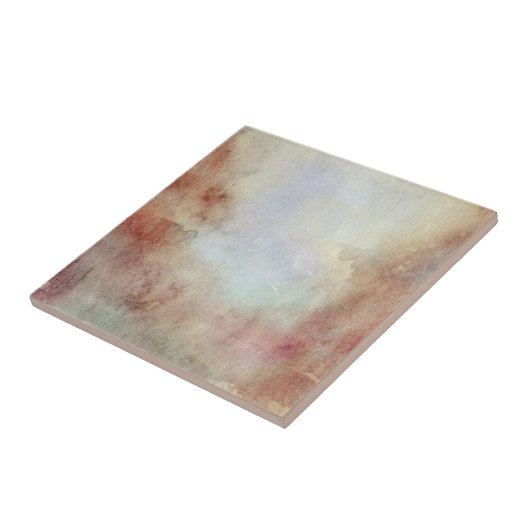 Waterverf Herfst Achtergrond Tegeltje (Zijkant)