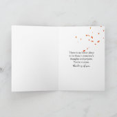 Waterverf herfst Beer op een boomstronk Kaart (Binnen)