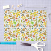 Waterverf herfst bladeren tissuepapier (Craft)