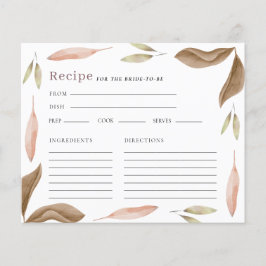 Waterverf herfst bladeren Vrijgezellenfeest recept