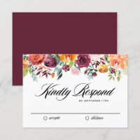 Waterverf Herfst Bloeit Garland Fall Wedding