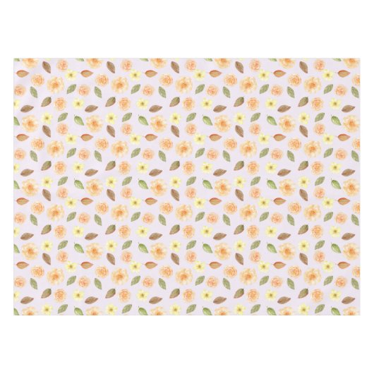  Waterverf Herfst Bloemen Baby shower Party Tafelkleed (Voorkant (Horizontaal))