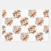 Waterverf Herfst Bloemen Geschenkverpakking Papier Inpakpapier Vel (Voorkant 3)