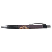 Waterverf Herfst Bloemen-Paarse Pen (Bovenkant)