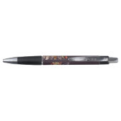 Waterverf Herfst Bloemen-Paarse Pen (Achterkant)