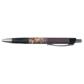 Waterverf Herfst Bloemen-Paarse Pen (Bodem)
