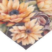 Waterverf Herfst Bloemen-Paarse- Tafelkleed (Gekanteld)