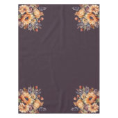Waterverf Herfst Bloemen-Paarse- Tafelkleed (Voorkant)