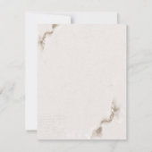 Waterverf herfst bloemen repetitie binnenste kaart (Achterkant)