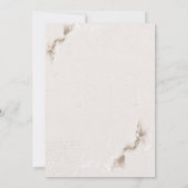 Waterverf herfst bloemen RSVP Uitnodiging (Achterkant)