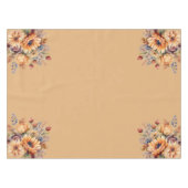 Waterverf Herfst Bloemen- Tafelkleed (Voorkant (Horizontaal))