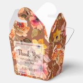 Waterverf Herfst Bloemen Vrijgezellenfeest Bedankdoosjes (Geopend)