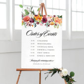 Waterverf Herfst Blooms Orde van Evenementen Bruil Poster