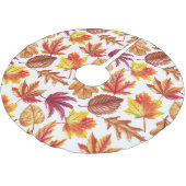 Waterverf herfst botanische, naadloze compositie. kerstboom rok (Gekanteld)