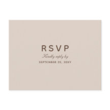 Waterverf herfst Branch RSVP Briefkaart Keuze uit 