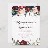 Waterverf herfst bruiloft lunch Vrijgezellenfeest Kaart (Voorkant)