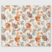 Waterverf Herfst Cadeaupapier (Vlak)