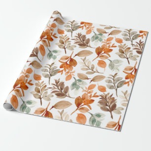 Waterverf Herfst Cadeaupapier