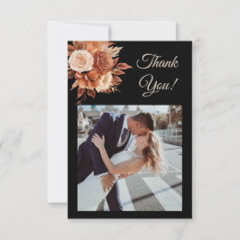 Waterverf herfst Elegance-Flat Dank u kaart