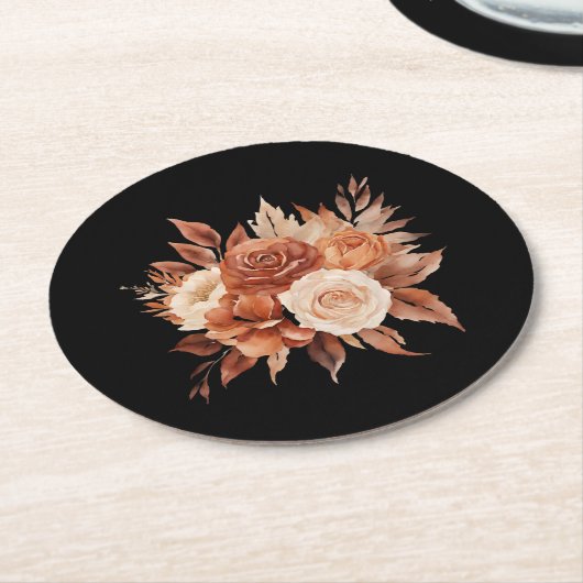 Waterverf herfst Elegance-Paper Onderzetter (Gebogen)