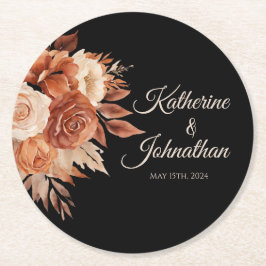 Waterverf herfst Elegance-Paper Onderzetter