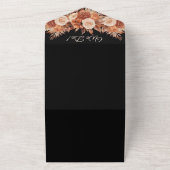 Waterverf herfst Elegantie-bruiloft- All In One Uitnodiging (Buitenkant)