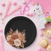 Waterverf herfst elegantie-bruiloft papieren bordje (Feest)