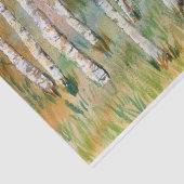 Waterverf Herfst Espenbomen Tissuepapier (Detail)