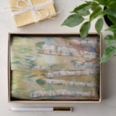 Waterverf Herfst Espenbomen Tissuepapier (Geschenk)