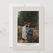 WATERVERF Herfst Floral Pampas Grass Elegant Kaart (Achterkant)