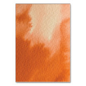 Waterverf herfst Floral Pumpkin-tafelkaart Kaart (Achterkant)