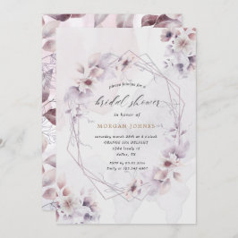 waterverf herfst floral vrijgezellenfeest nodigt  