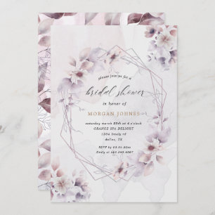 waterverf herfst floral vrijgezellenfeest nodigt  