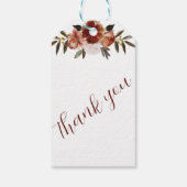 WATERVERF HERFST FLOWERS WEDING CADEAULABEL (Achterkant)