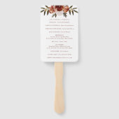 WATERVERF HERFST FLOWERS WEDING HANDWAAIER (Achterkant)