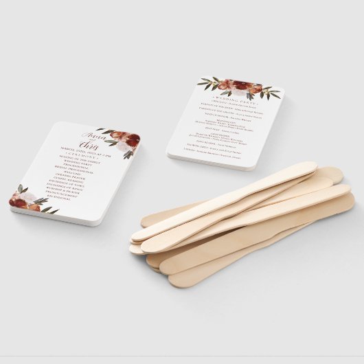 WATERVERF HERFST FLOWERS WEDING HANDWAAIER (Niet-gemonteerd)