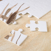 Waterverf herfst: gekleurd pompoenpatroon legpuzzel (Zijkant)