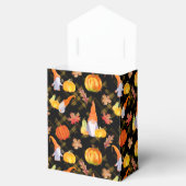 Waterverf Herfst gnomen, pompoenen en bladeren Bedankdoosjes (Geopend)