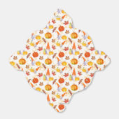 Waterverf Herfst gnomen, pompoenen en bladeren Bedankdoosjes (Uitgevouwen)