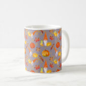 Waterverf Herfst gnomen, pompoenen en bladeren Koffiemok (Voorkant rechts)