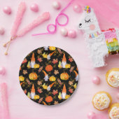 Waterverf Herfst gnomen, pompoenen en bladeren Papieren Bordje (Feest)