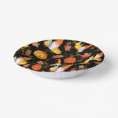 Waterverf Herfst gnomen, pompoenen en bladeren Papieren Kommen (Gebogen)