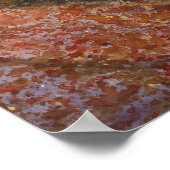 Waterverf Herfst Halloween platteland Poster (Hoek)