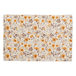 Waterverf Herfst Herfst Bloemen en Bladeren Kussensloop