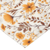 Waterverf Herfst Herfst Bloemen en Bladeren Tafelkleed (Gekanteld)