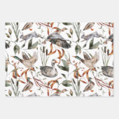 Waterverf Herfst herfst bosdieren Inpakpapier Vel (Voorkant)