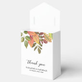 Waterverf herfst herfst bruiloft Hartelijk dank Bedankdoosjes (Geopend)