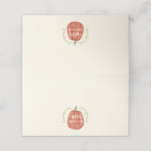 Waterverf Herfst Herfst | Fijne Thanksgiving Plaatskaartje (Buitenkant ongevouwen)