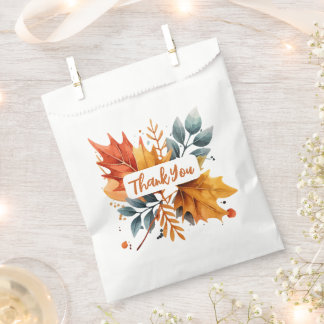 Waterverf herfst Herfst kleur bladeren Bedankzakje